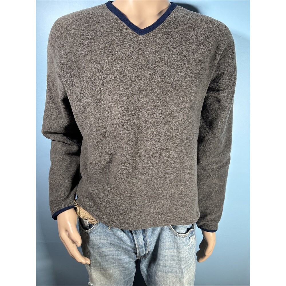 Polo Sport Ralph Lauren V-Neck Fleece (Men’s Size M) Vintage Shirt • Polartec